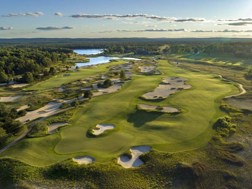Forest Dunes 10th hole northern Michigan