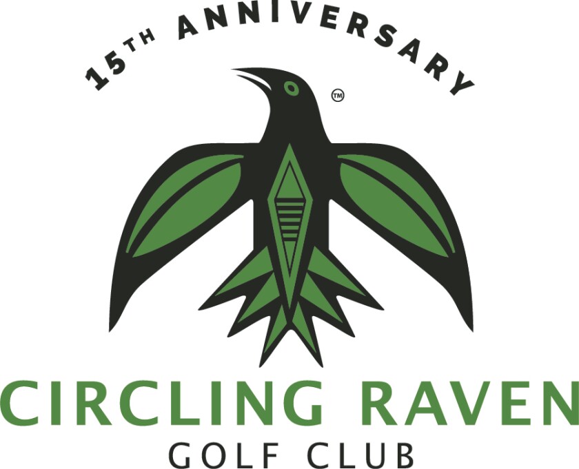 CDA Casino Circling Raven 15 Year Logo