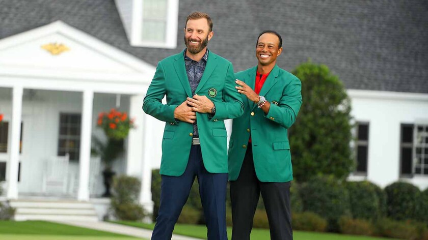 2020 Masters Sunday: Dustin Johnson and Tiger Woods
