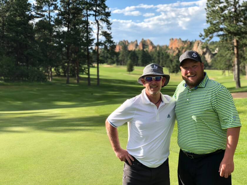 Break Even Golf's Derrick Dobbin and Matt Stephens