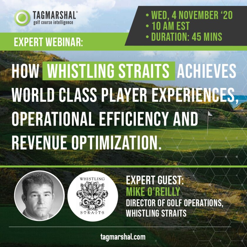 Tagmarshal webinar graphic Whistling Straits